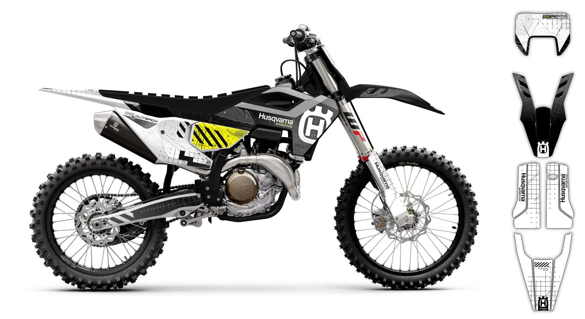 Graphics Kit - Husqvarna 14-> TE-FE Series - 2025 - Outback - LE