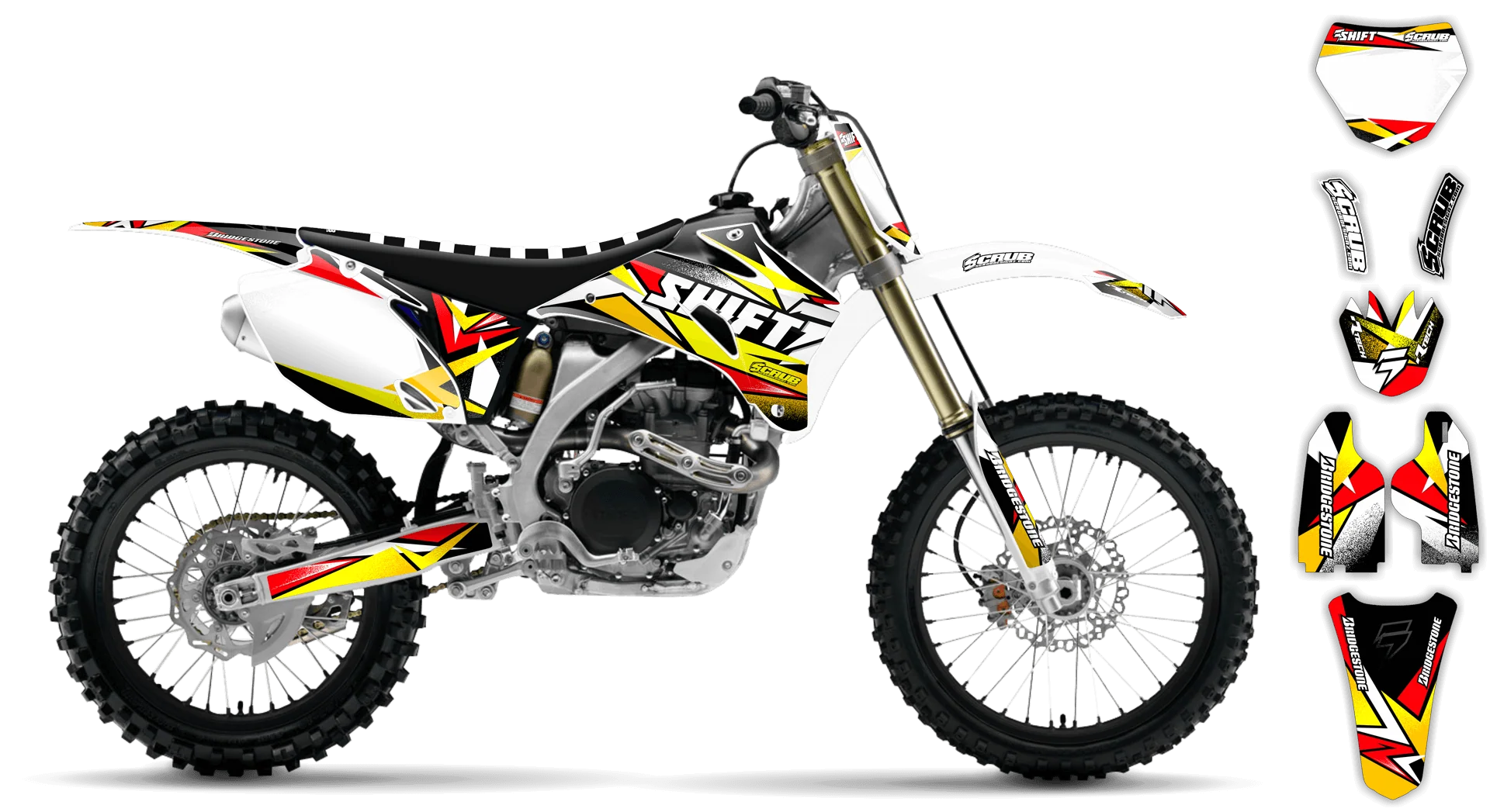 Graphics Kit - Yamaha - YZ450F - 2005 - X-Rut - R3