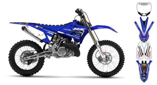 Graphics Kit - Yamaha - YZ 125-250 Revolution - 2005-2007 - Factory Replica 3 - ST