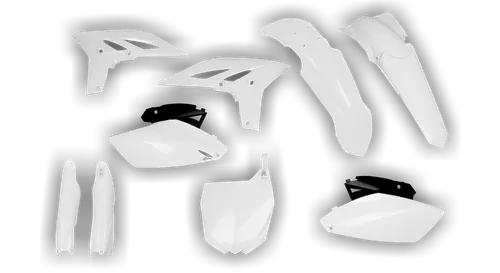Plastics Kit - Yamaha - YZ250F - 2010-2013 - Full Kit - White
