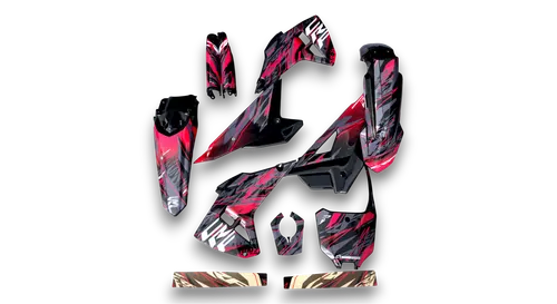 GFP - Honda - CRF 250R - 2025 - Black-Slasher-R4