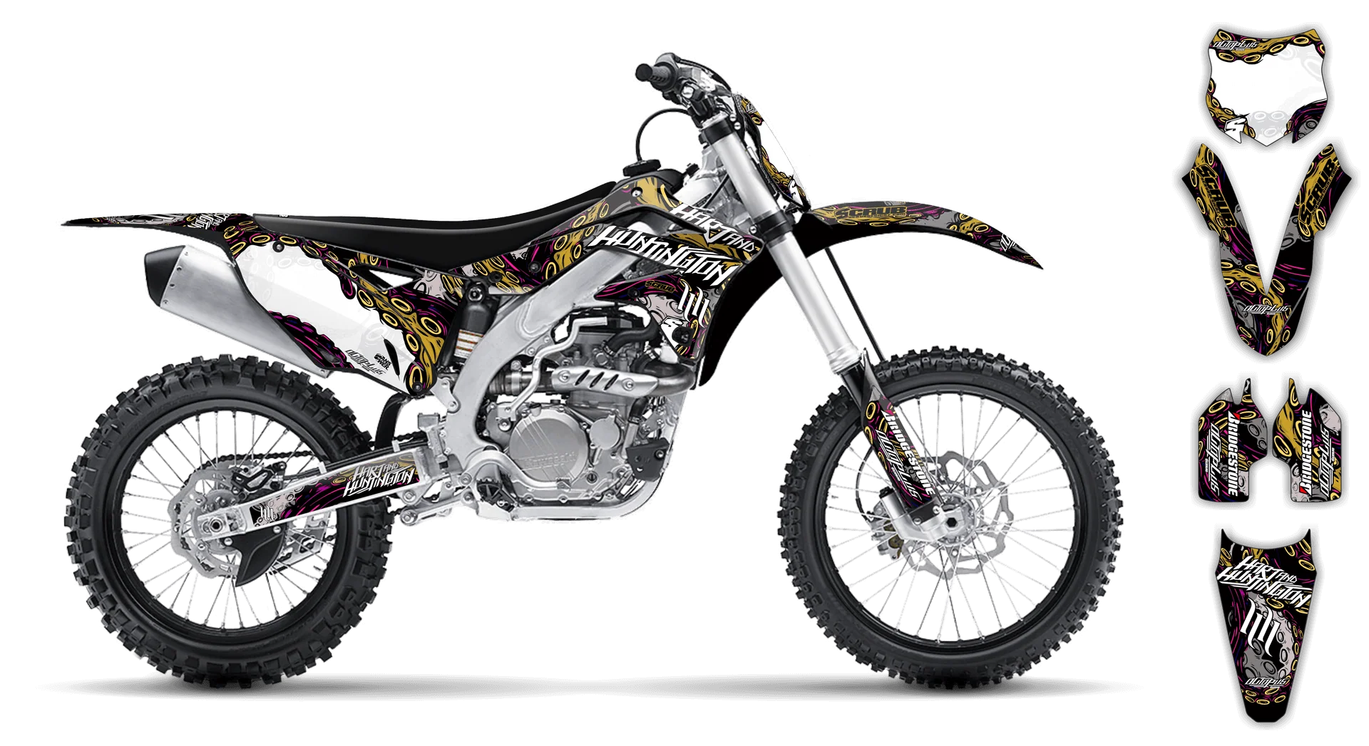 Graphics Kit - Kawasaki - KX 250F - 2013-2016 - Octoplus - R1