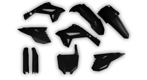 Plastics Kit - Honda - CR 250R - 2000-2001 - Full Kit - Black Restyle
