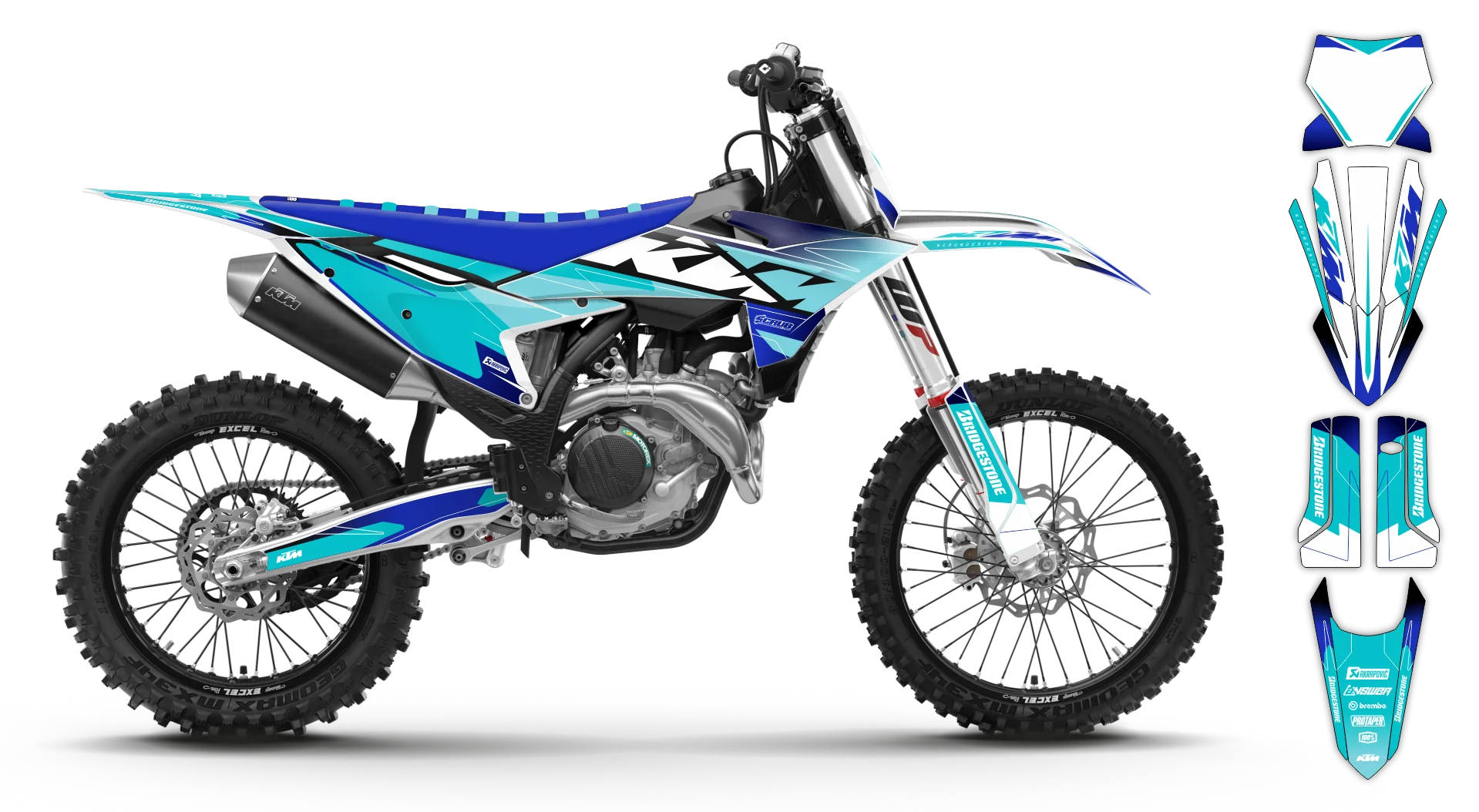 Graphics Kit - KTM - SX SX-F / XC XC-F - 2025 - K-SE1109 - LE