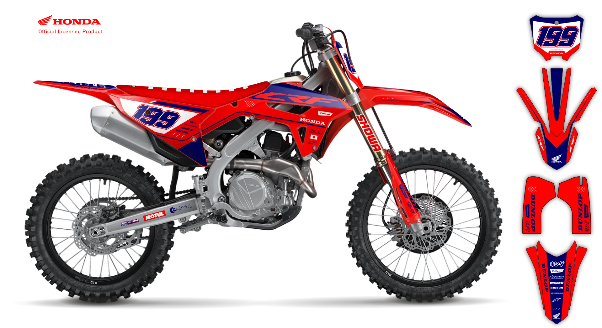 Graphics Kit - Honda - CRF 110 - 2019-2023 - Ninja - R2