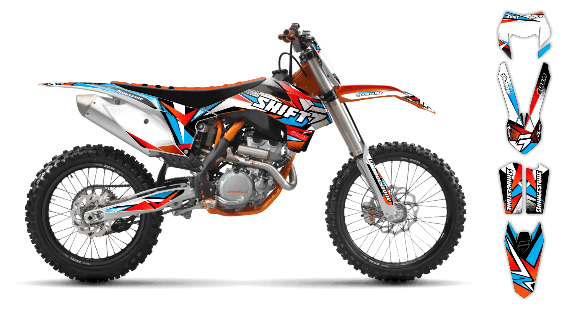 Graphics Kit - KTM - EXC EXC-F / XC-W XCF-W - 2012-2013 - X-Rut - LE