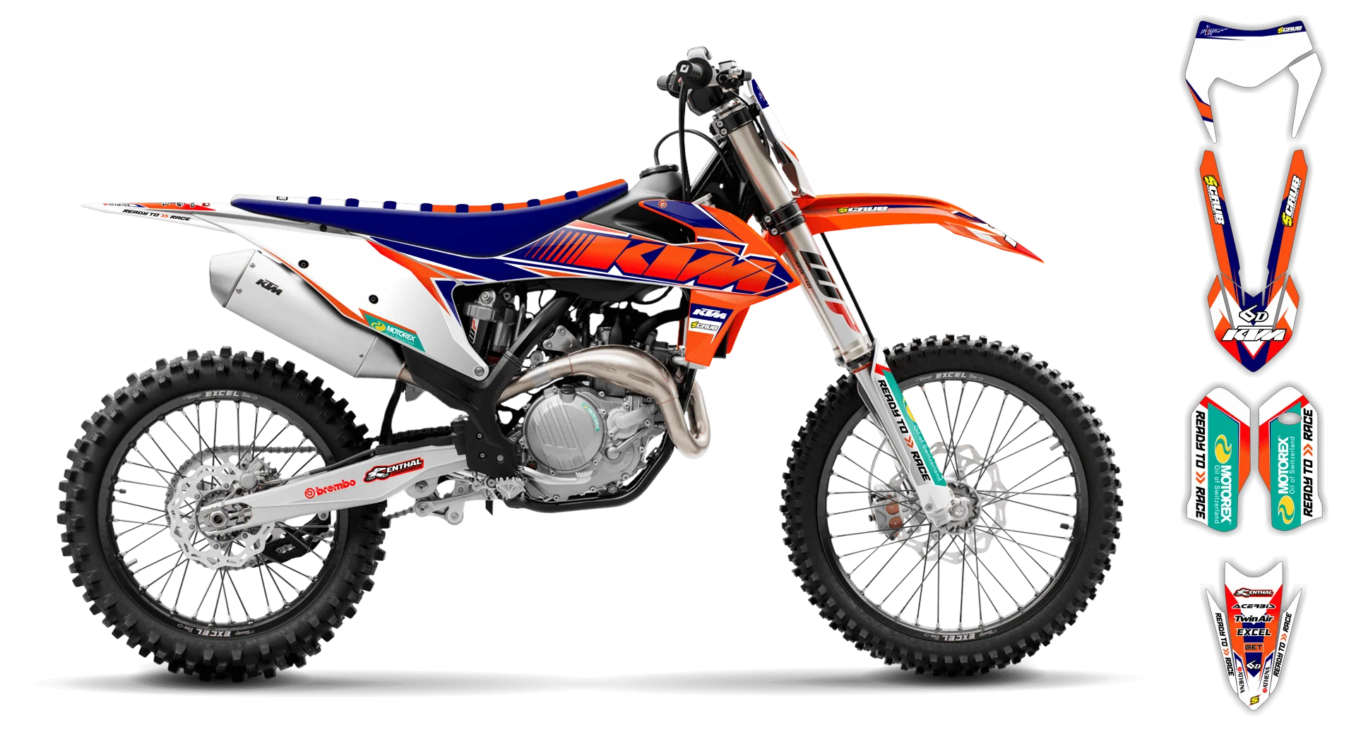 Graphics Kit - KTM - EXC EXC-F / XC-W XCF-W - 2020-2023 - K9 - LE