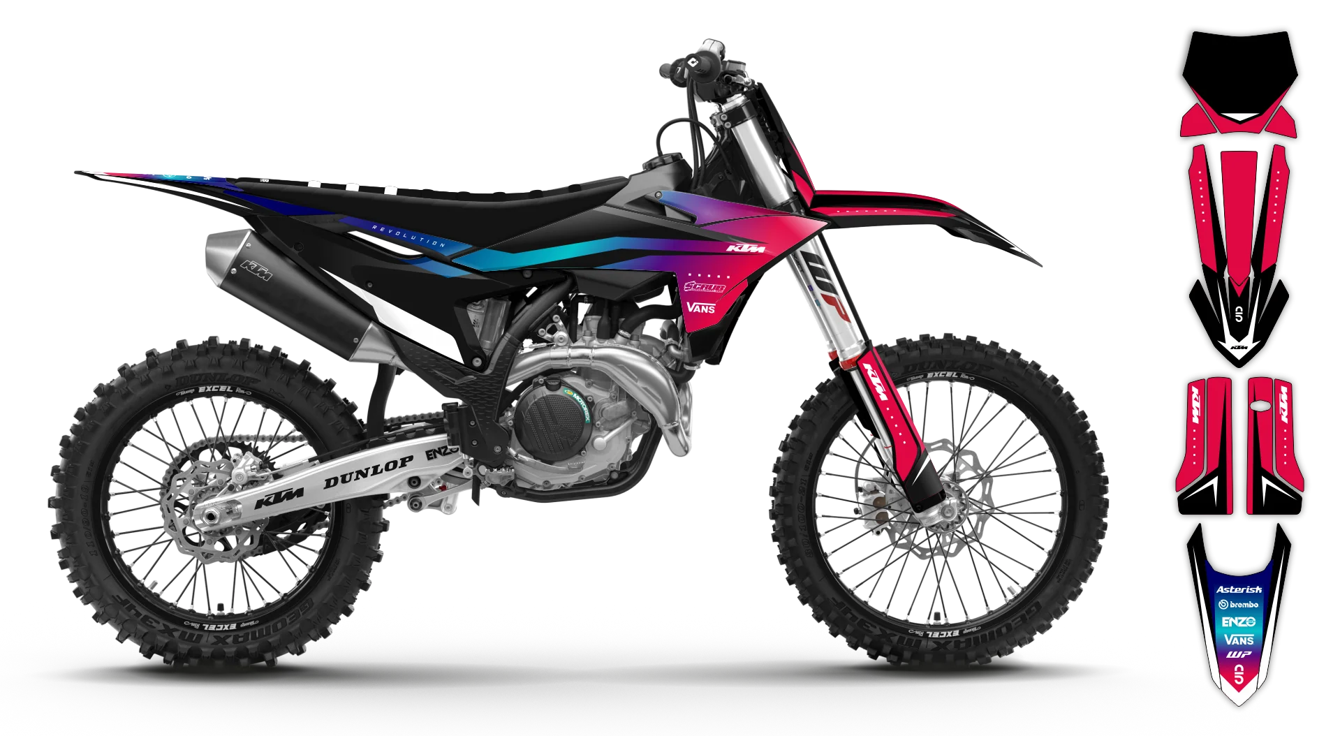 Graphics Kit - KTM - SX SX-F / XC XC-F - 2025 - K-SE1099 - LE