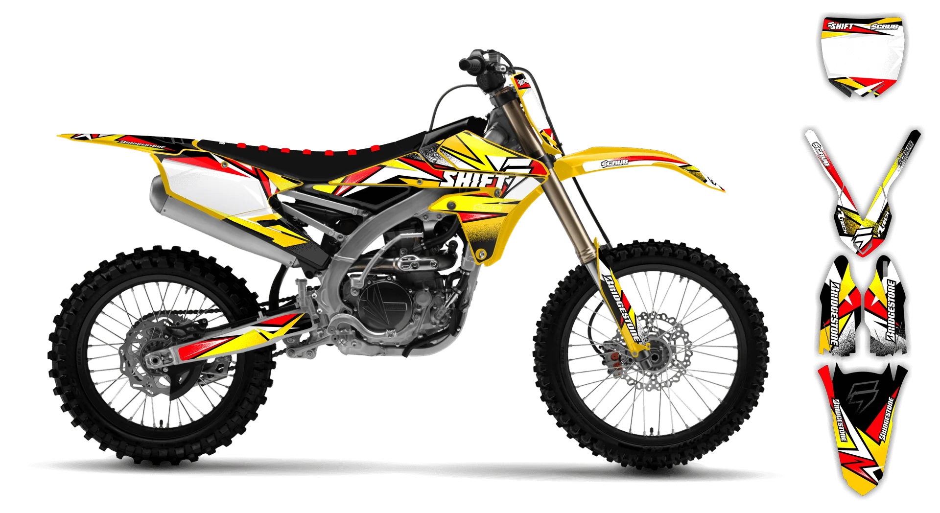 Graphics Kit - Yamaha - YZ450F - 2014-2017 - X-Rut - R3