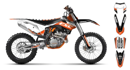 Graphics Kit - KTM - EXC EXC-F / XC-W XCF-W - 2012-2013 - Viper - ST