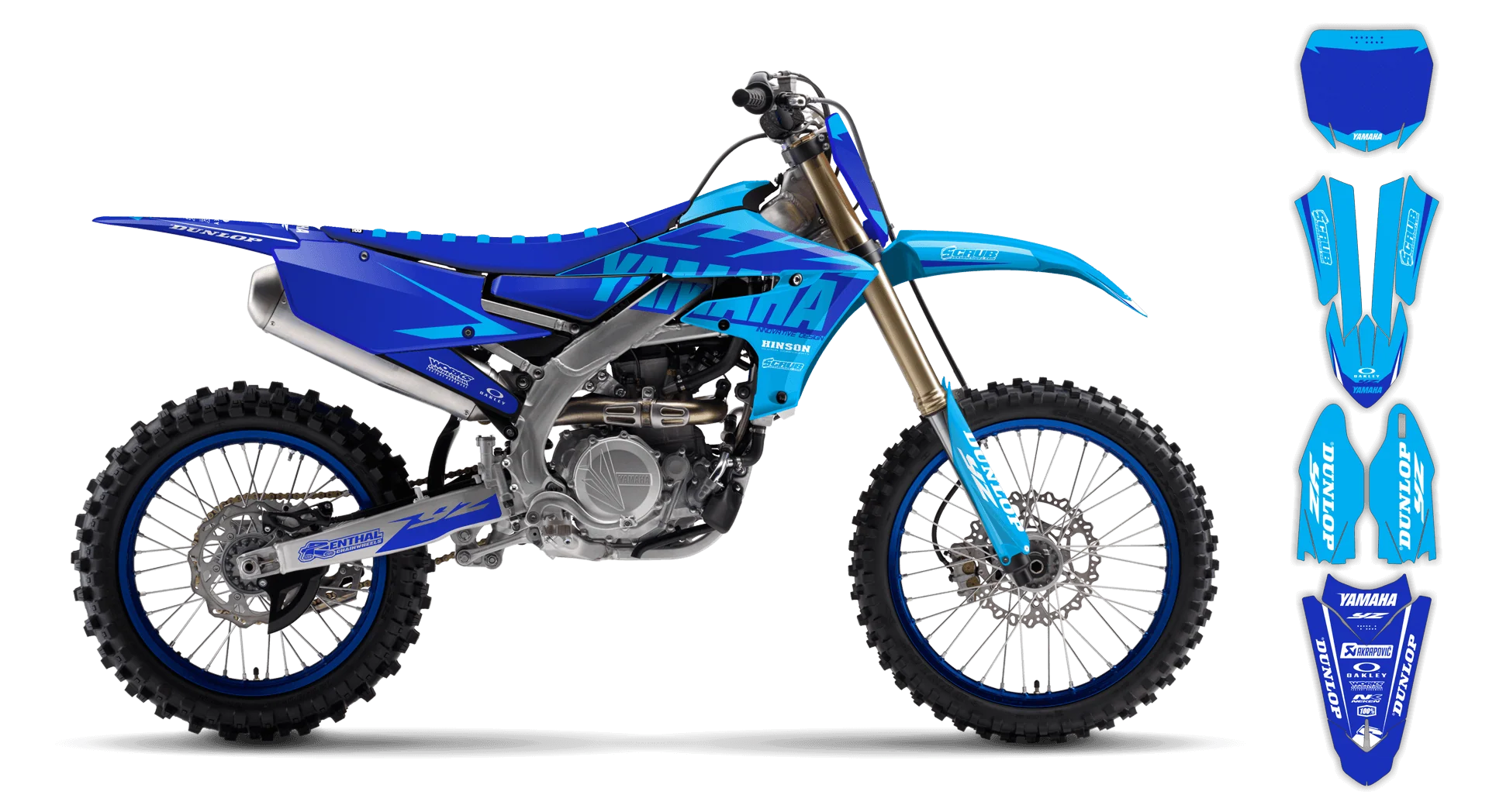 Graphics Kit - Yamaha - WR450F - 2024-2025 - Corgis - R2