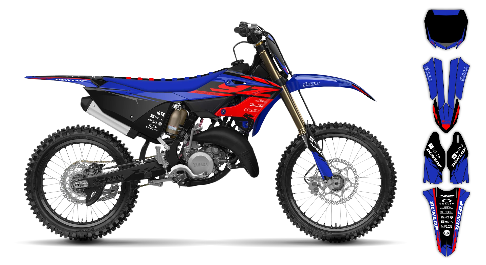Graphics Kit - Yamaha - YZ 125 - 2022-2025 - SE1002 - R3