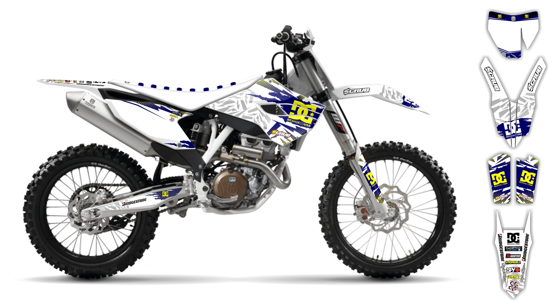 Graphics Kit - Husqvarna 14-> TC-FC-FX Series - 2015 - Kicker - ST