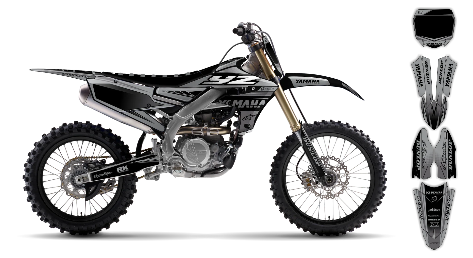 Graphics Kit - Yamaha - YZ450F - 2018-2022 - Boognish - R3