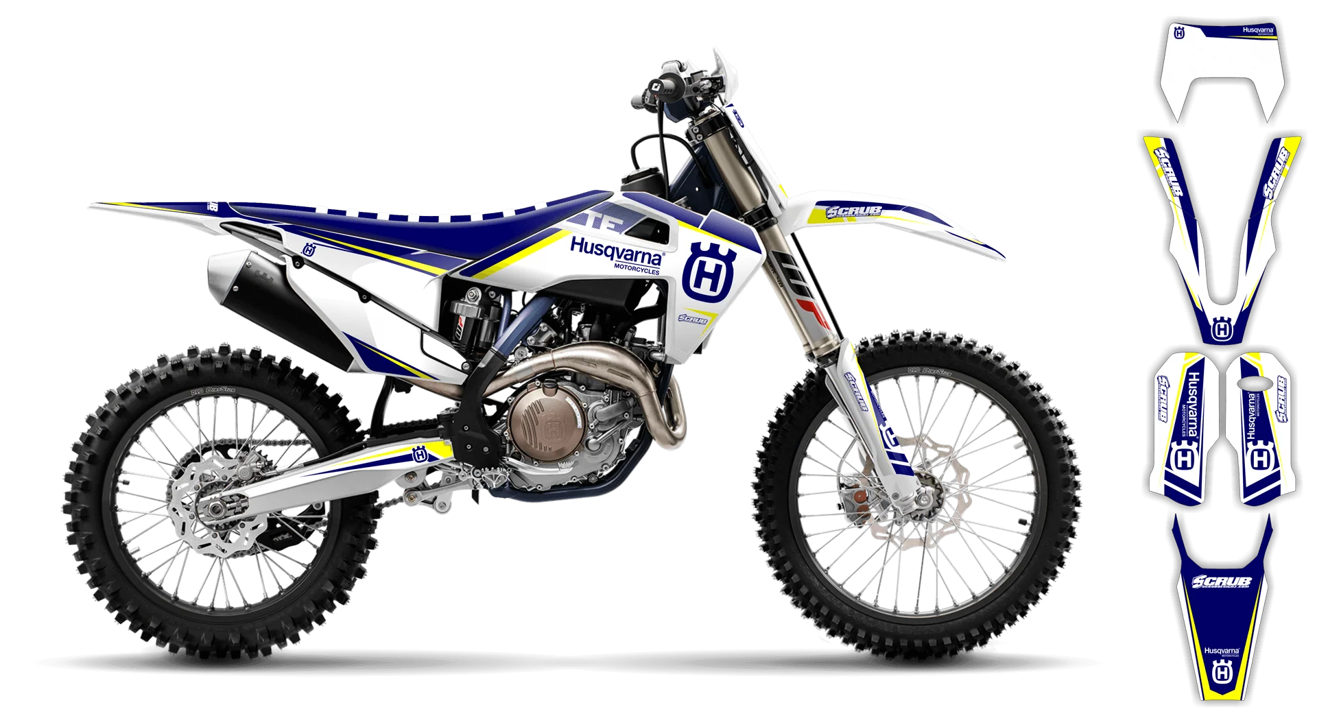 Graphics Kit - Husqvarna 14-> TE-FE Series - 2020-2023 - H12 - LE