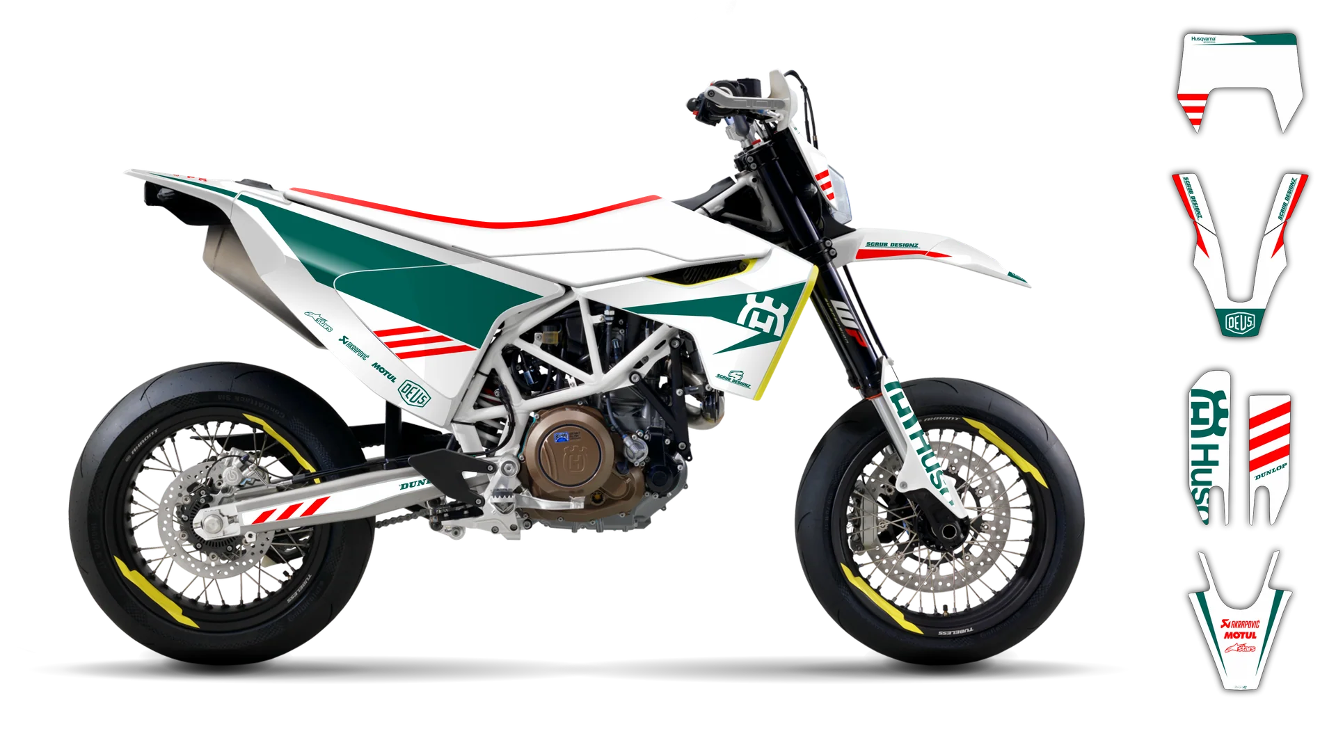Graphics Kit - Husqvarna 14-> EN 701 - 2016-2024 - H-SE1085 - LE