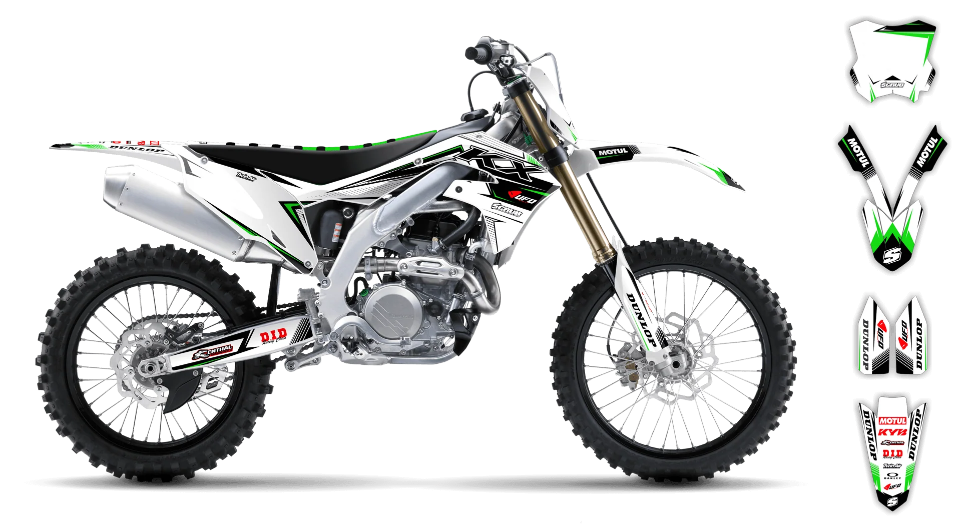 Graphics Kit - Kawasaki - KX 250F - 2021-2024 - SE1027 - R2