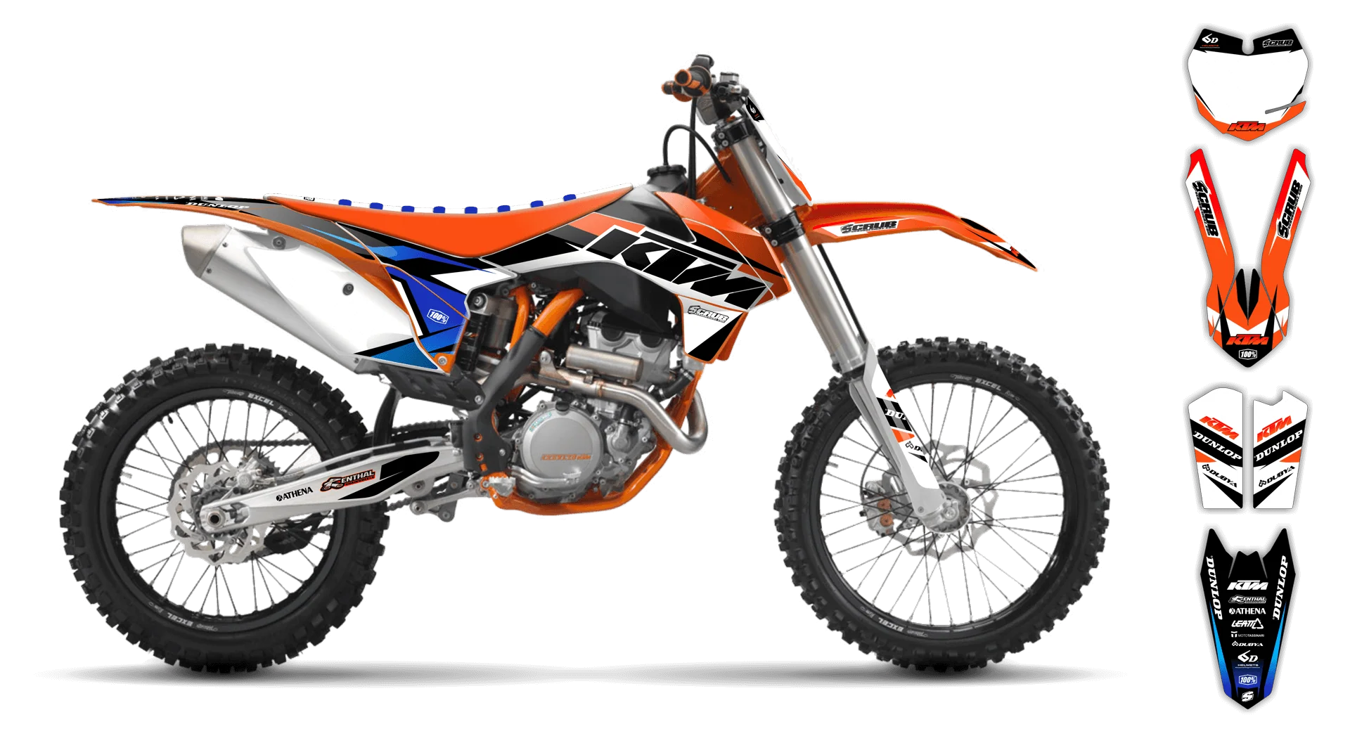 Graphics Kit - KTM - SX 65 - 2001-2008 - K1 - R2