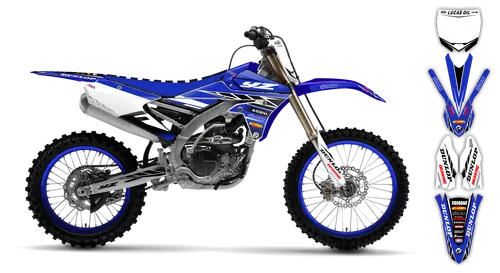 Graphics Kit - Yamaha - YZ450F - 2010-2013 - Factory Replica 3 - ST