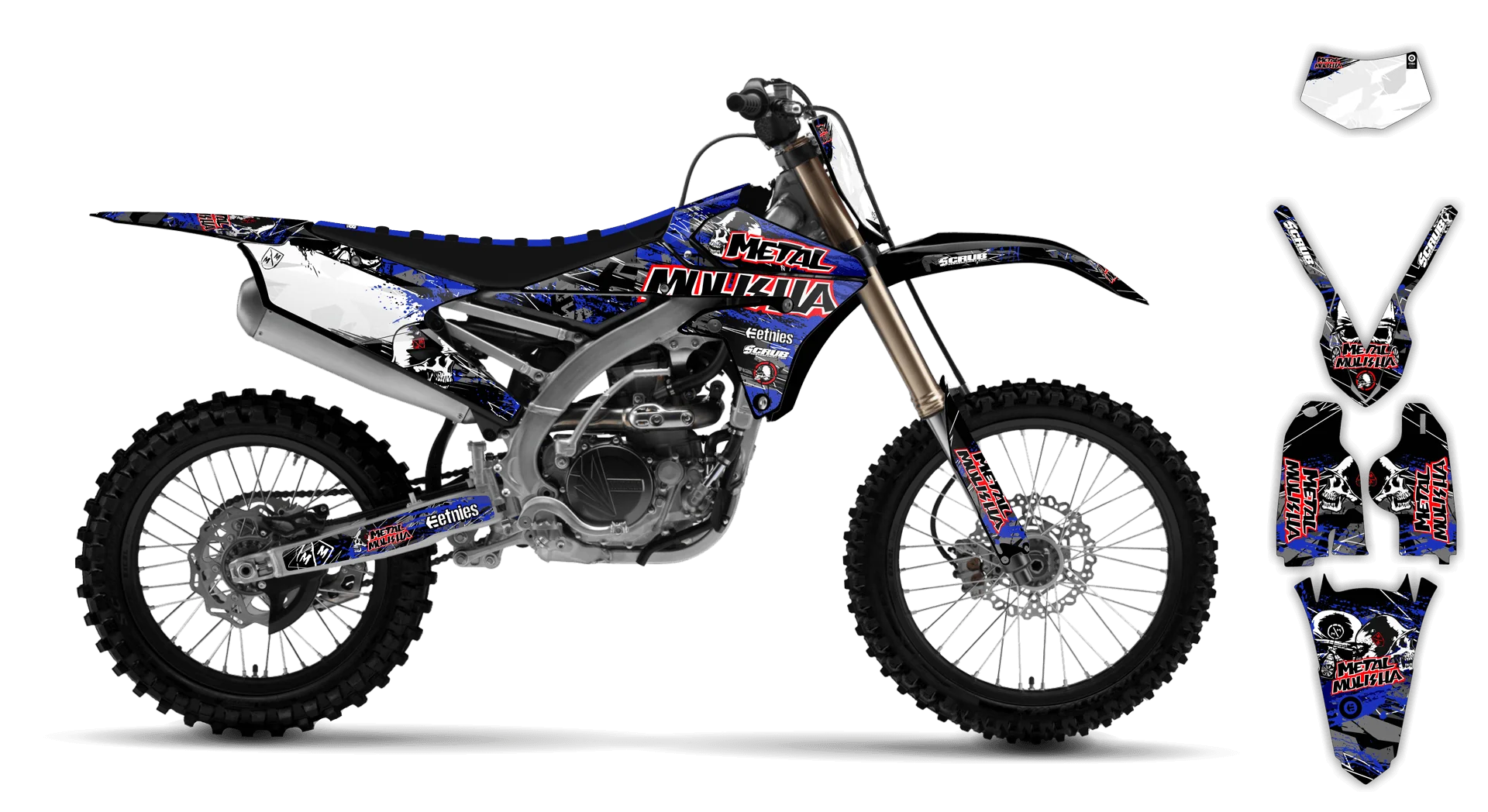 Graphics Kit - Yamaha - WR450F - 2016-2018 - Em Em - LE