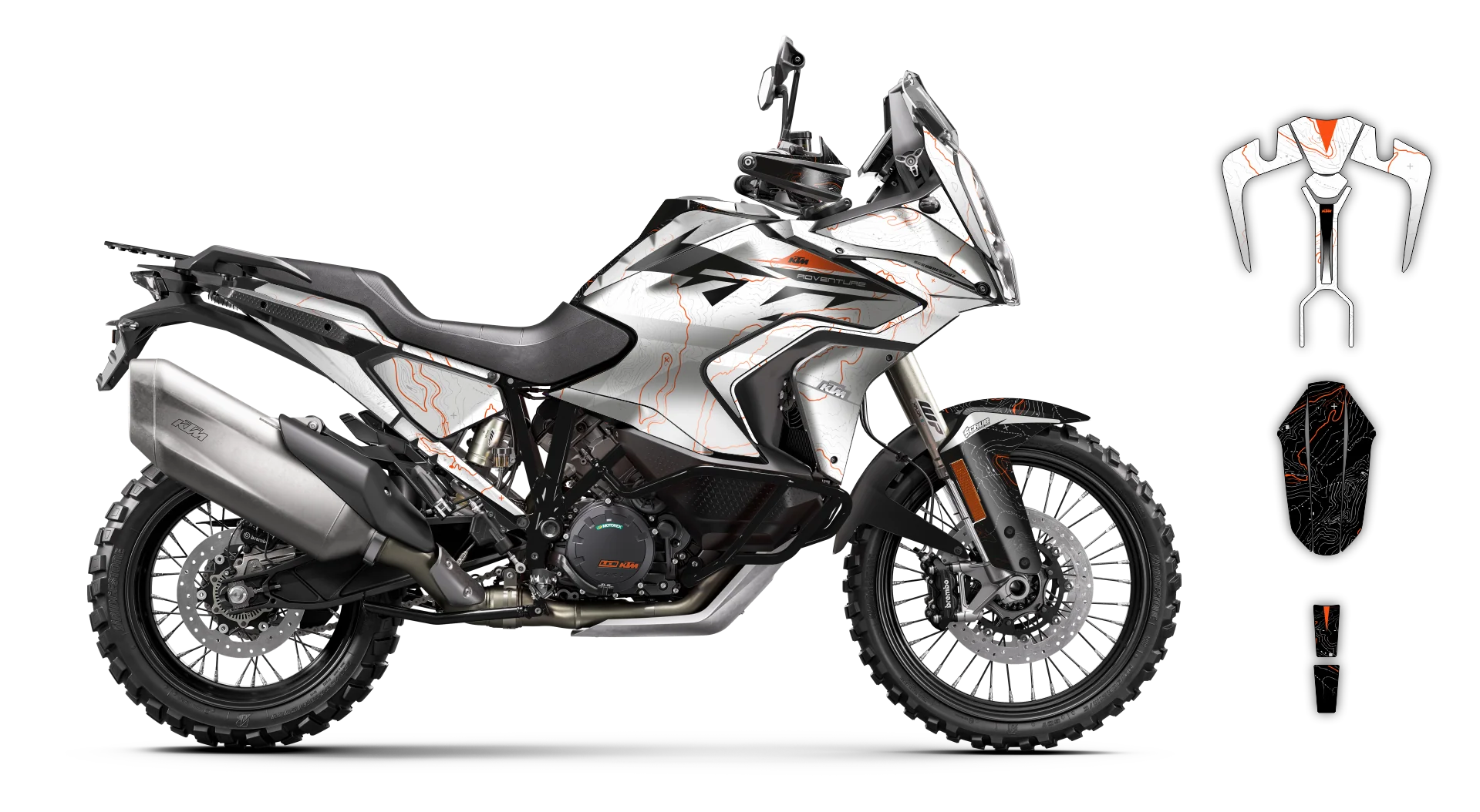 Graphics Kit - KTM - 1290 SUPER ADVENTURE S - 2021-2023 - K-SE1096 - R2