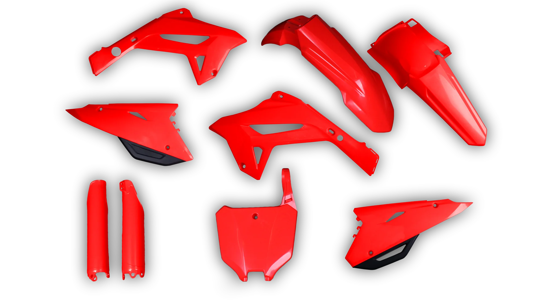 Plastics Kit - Honda - CR 125-250 Restyle 2022 - 2002-2007 - Full Kit - Red