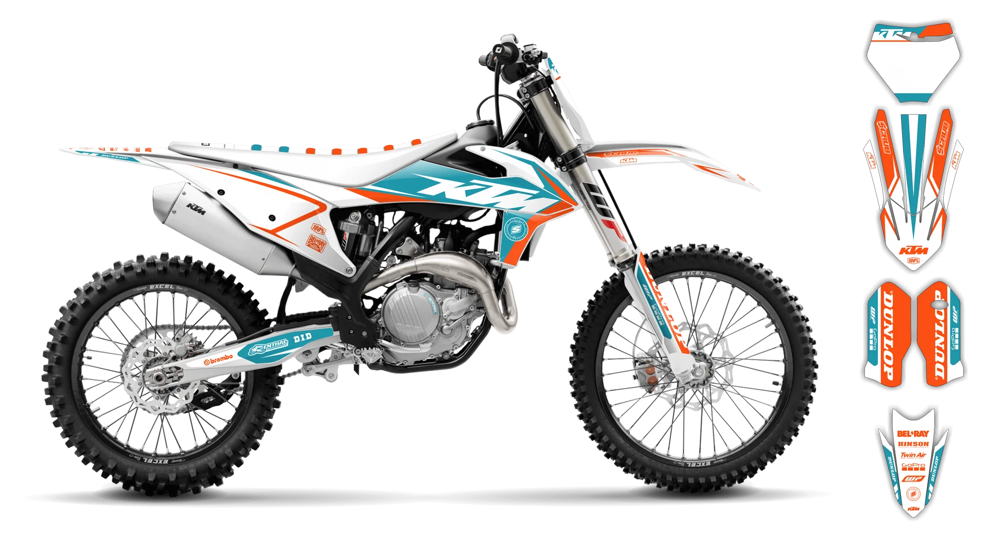 Graphics Kit - KTM - SX 50 - 2009-2015 - K17 - R1