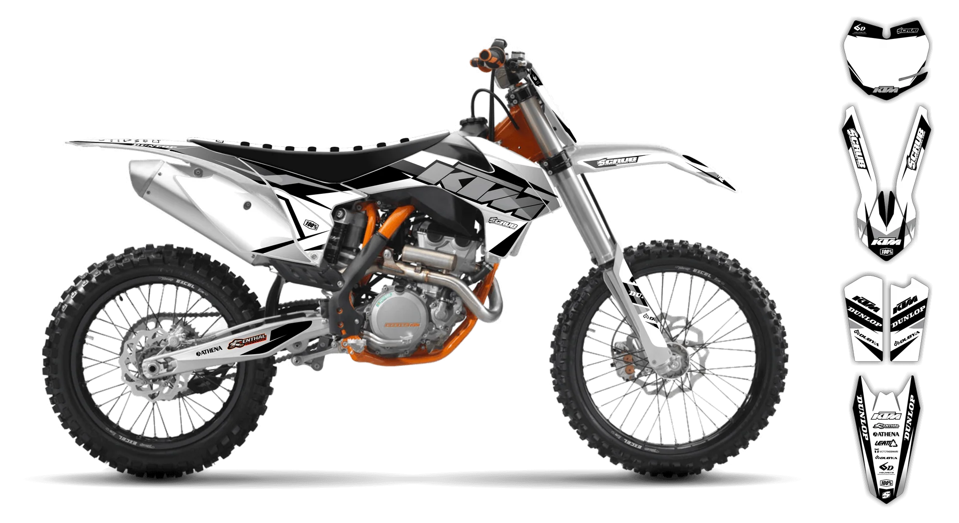 Graphics Kit - KTM - SX 65 - 2001-2008 - K1 - R3