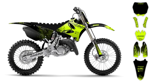 Graphics Kit - Yamaha - YZ 125 - 1993-1995 - Fluo Hecton - ST