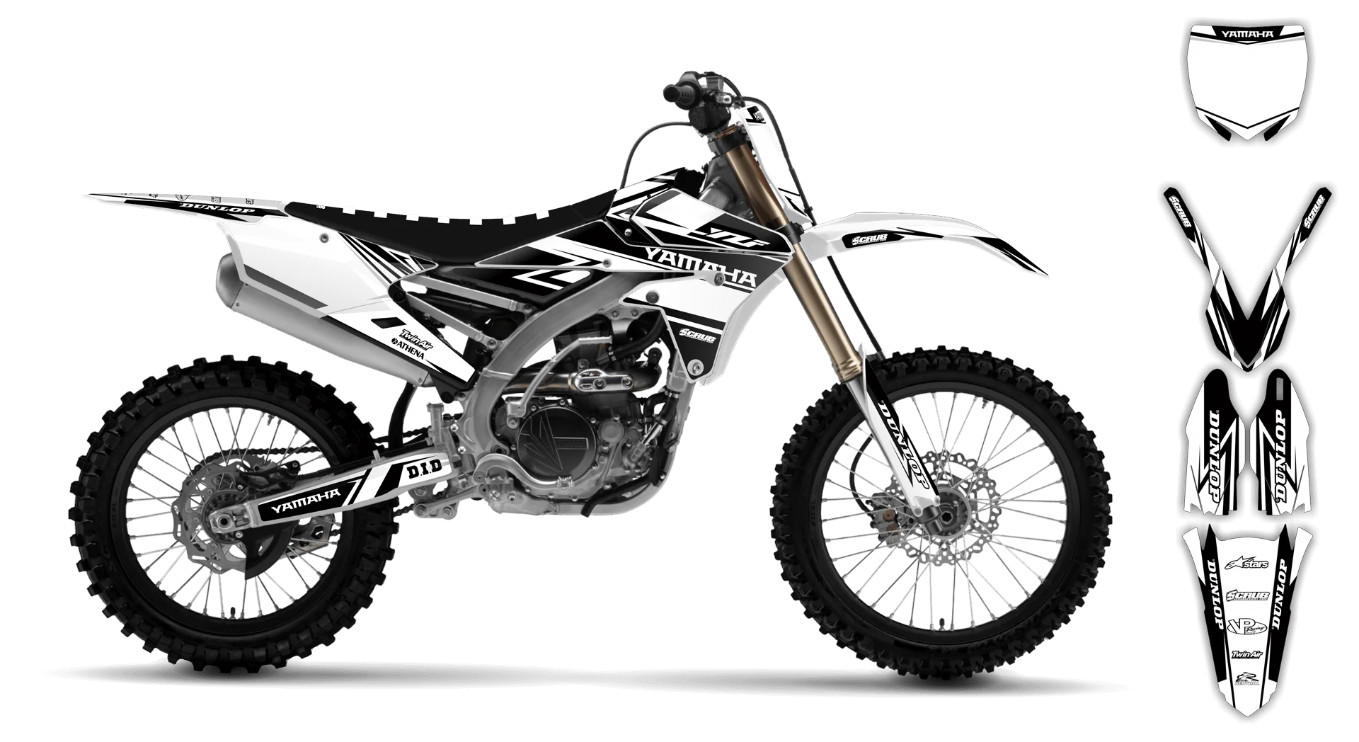 Graphics Kit - Yamaha - YZ450F - 2010-2013 - Evolution - R3