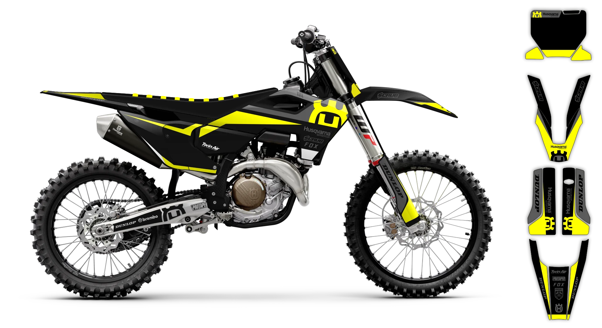 Graphics Kit - Husqvarna 14-> TC-FC-FX Series - 2023-2024 - H7 - R2