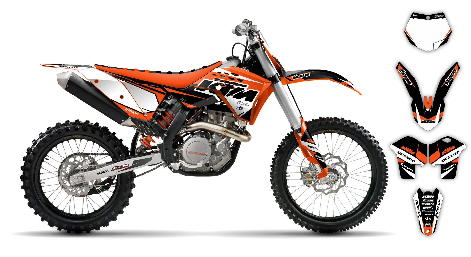 Graphics Kit - KTM - SX SX-F / XC XC-F - 2007-2010 - K1 - LE