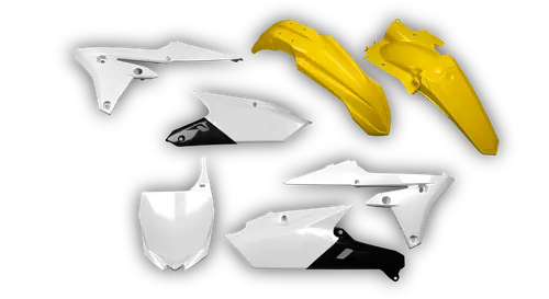 Plastics Kit - Yamaha - YZ450F - 2014-2017 - Full Kit - Anniversary Yellow Trim Kit