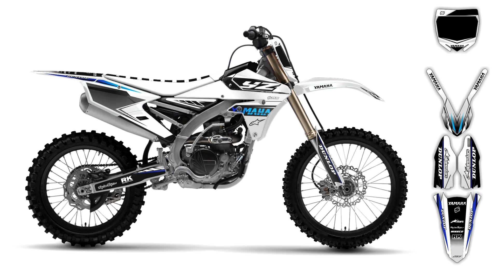 Graphics Kit - Yamaha - YZ450F - 2014-2017 - Boognish - R1