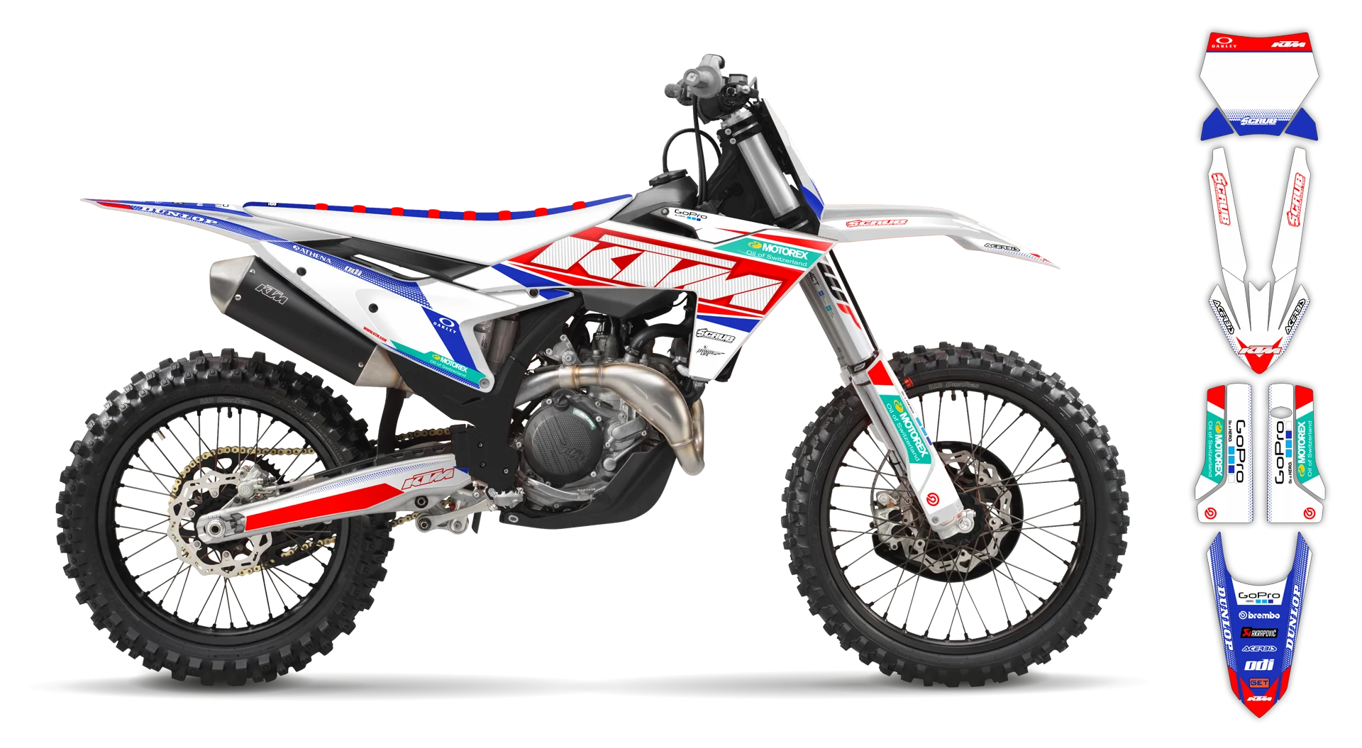 Graphics Kit - KTM - SX SX-F / XC XC-F - 2023-2024 - K11 - R4