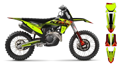 Graphics Kit - KTM - SX 50 - 2024-2025 - Fluo Panthera - ST