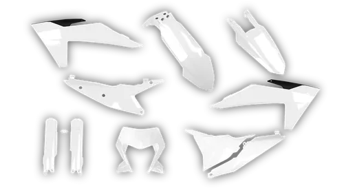 Plastics Kit - KTM - EXC EXC-F / XC-W XCF-W - 2024-2025 - Full Kit - White
