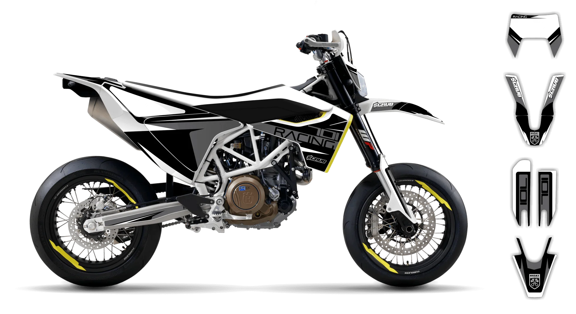Graphics Kit - Husqvarna 14-> SM 701 - 2016-2024 - SE1011 - R3