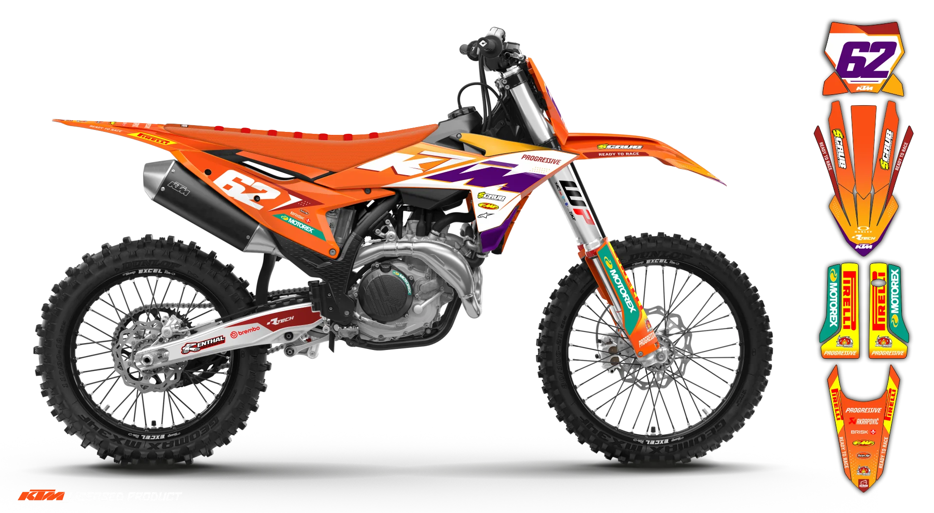 Graphic Kit - KTM - 1290 SUPER ADVENTURE S - 2021-2023 - K23 - R1
