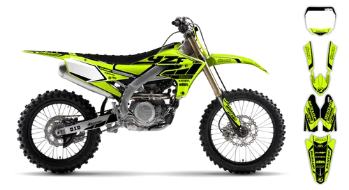 Graphics Kit - Yamaha - YZ450F - 2018-2022 - Fluo Eclipse - ST