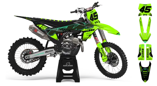 Graphics Kit - KTM - SX SX-F / XC XC-F - 2023-2024 - Fluo K21 - ST