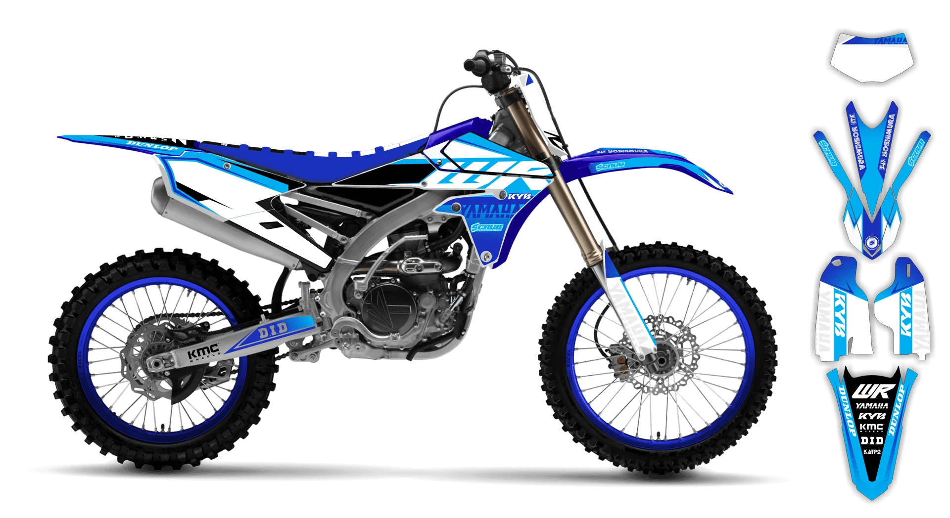 Graphics Kit - Yamaha - WR450F - 2016-2018 - Discovery - R3