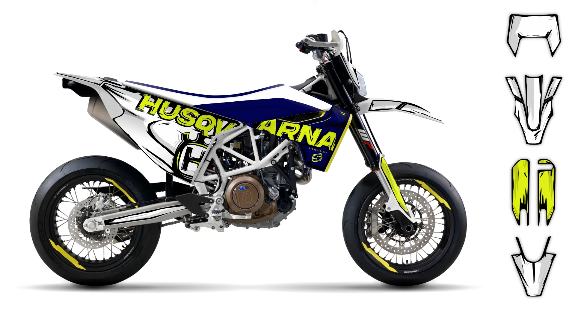 Graphics Kit - Husqvarna 14-> SM 701 - 2016-2024 - Artlex - R2