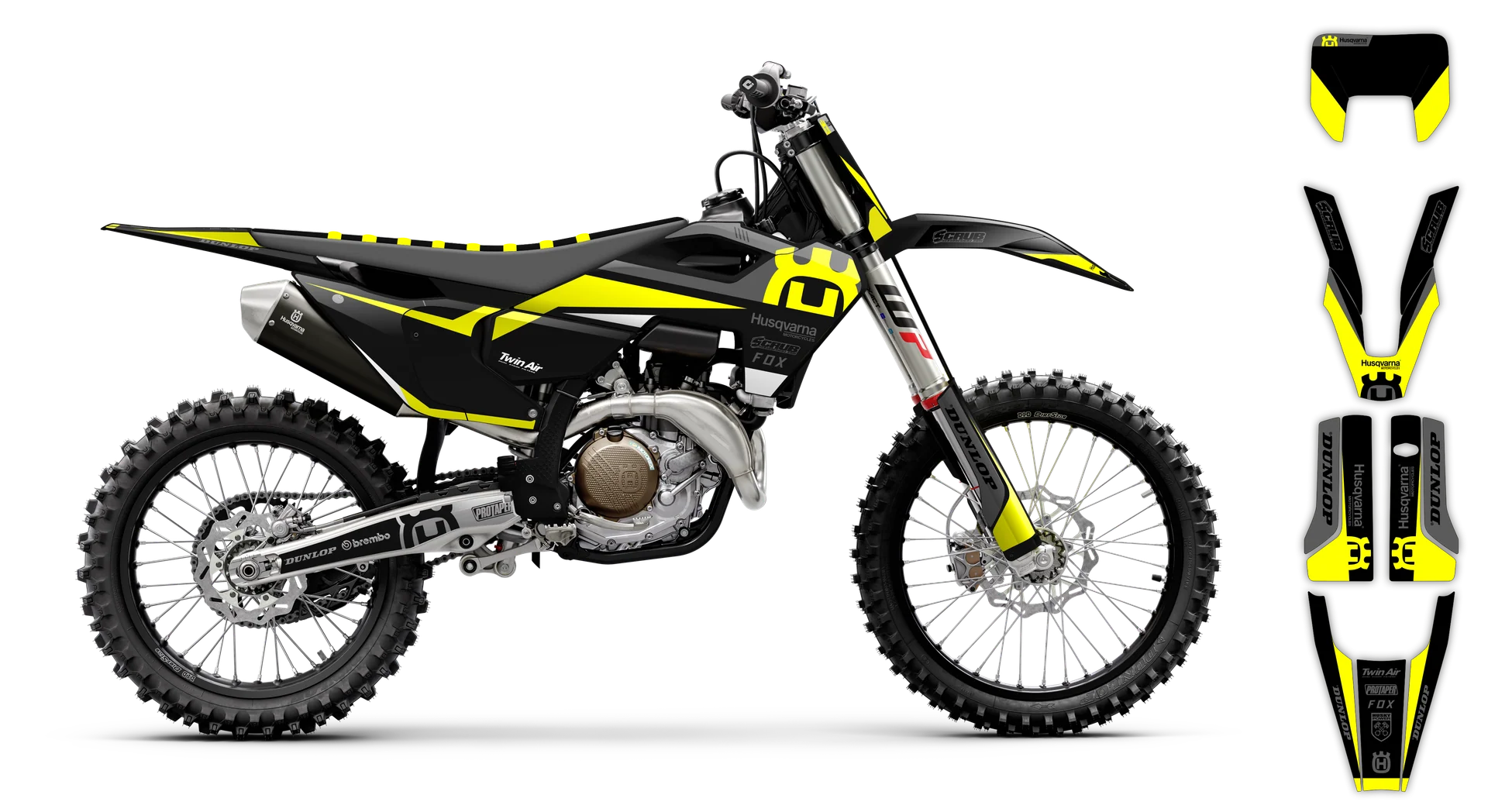 Graphics Kit - Husqvarna 14-> TE-FE Series - 2024 Heritage - H7 - R2