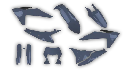 Plastics Kit - KTM - EXC EXC-F / XC-W XCF-W - 2024-2025 - Full Kit - Quantum Grey