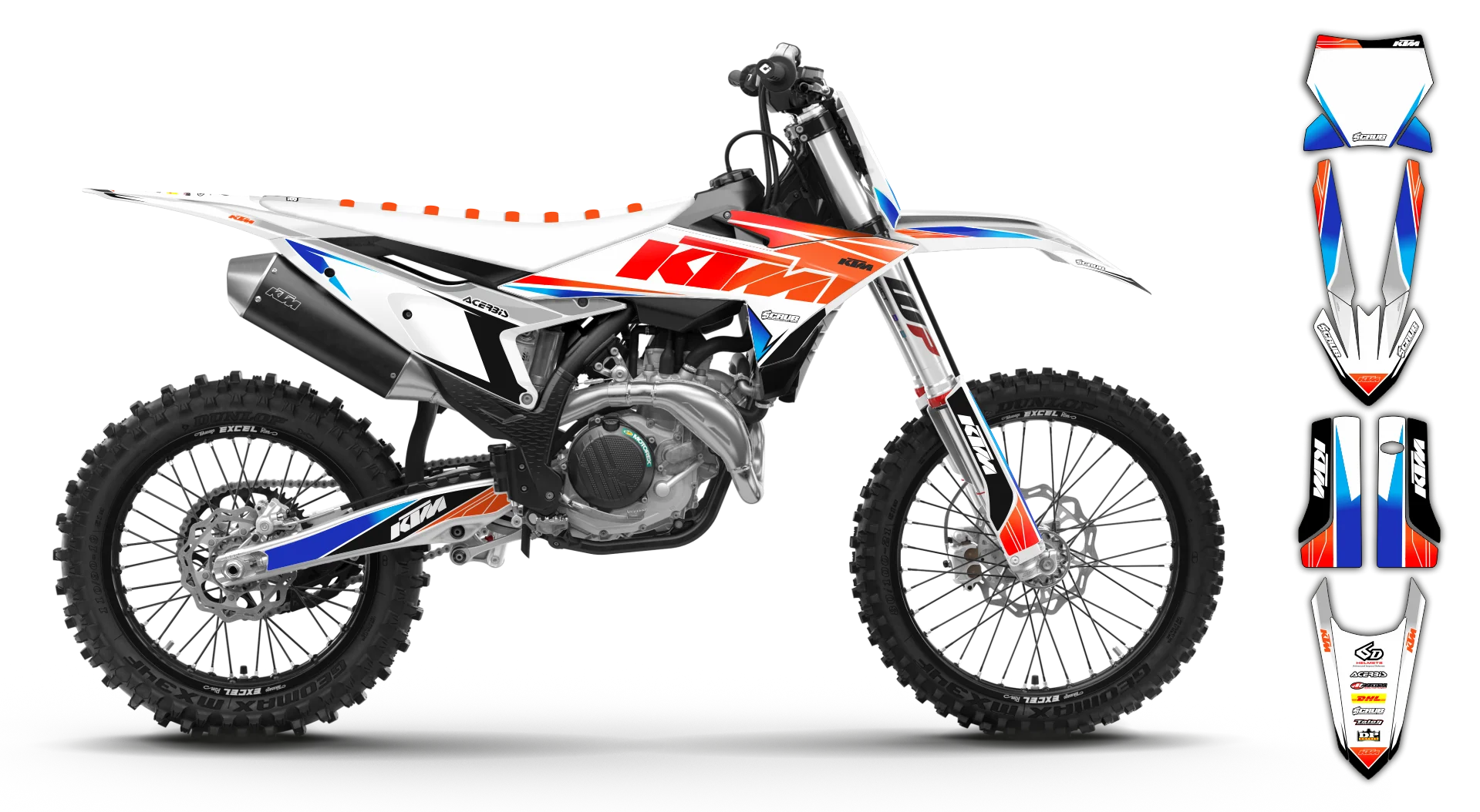 Graphics Kit - KTM - SX SX-F / XC XC-F - 2025 - K12 - LE