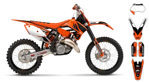 Graphics Kit - KTM - EXC EXC-F / XC-W XCF-W - 2005-2007 - K8 - ST