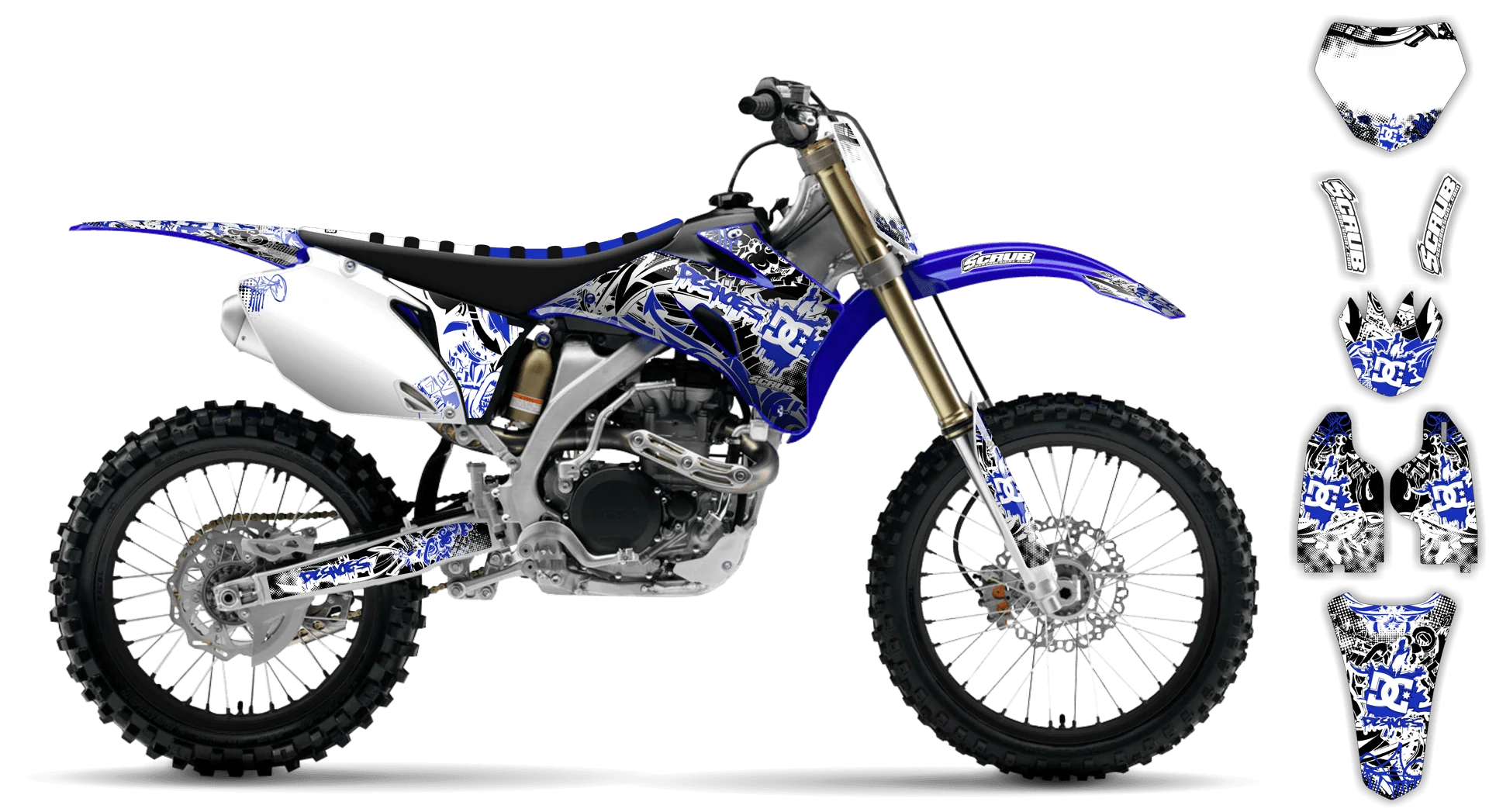 Graphics Kit - Yamaha - YZ426F - 1998-1999 - Attack - LE