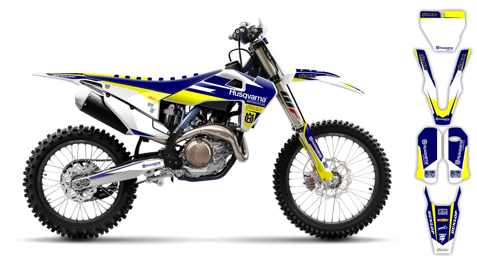 Graphics Kit - Husqvarna 14-> TC-FC-FX Series - 2019-2022 - H1 - ST