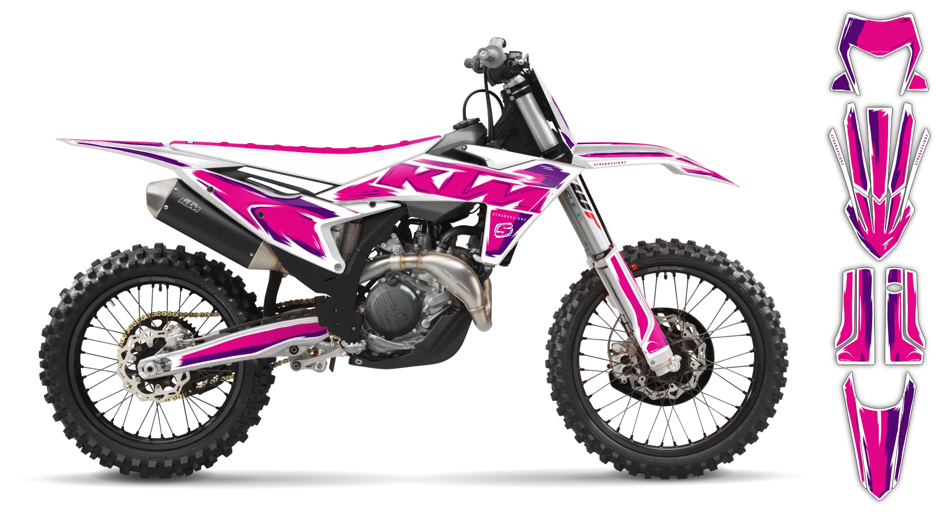 Graphics Kit - KTM - EXC EXC-F / XC-W XCF-W - 2012-2013 - Artlex - R5